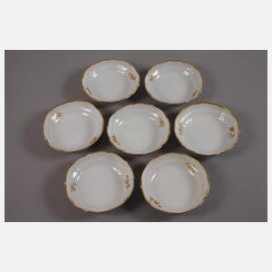 Meissen Mokkaservice Goldmalerei