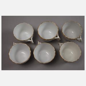 Meissen Mokkaservice Goldmalerei