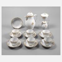 Meissen Mokkaservice Goldmalerei111