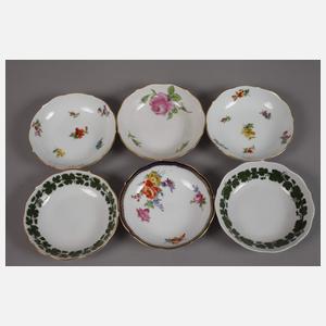 Meissen Konvolut Mokkatassen