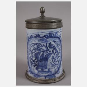 Nürnberger Fayencewalzenkrug