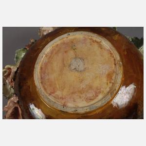 ENFÄLLT!!! Großer Blütencachepot Barbotine-Technik