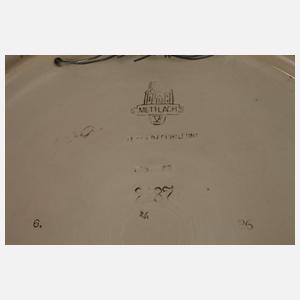 Villeroy & Boch Mettlach Wandteller Freundschaftsmotiv