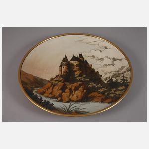 Villeroy & Boch Mettlach Wandteller Burgansicht