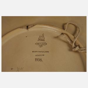 Villeroy & Boch Mettlach Wandteller Burgansicht