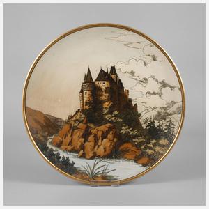 Villeroy & Boch Mettlach Wandteller Burgansicht