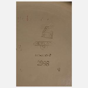 Villeroy & Boch Mettlach Wandteller Jugendstil