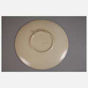 Villeroy & Boch Mettlach Wandteller Jugendstil