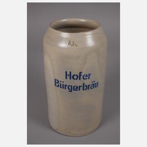 Zwei Bierkrüge Brauerei Falkenstein und Hof