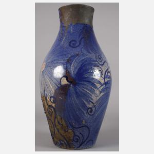 Zwei große Steinzeugvasen