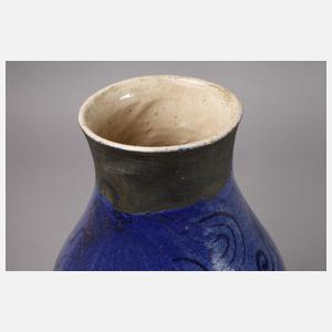 Zwei große Steinzeugvasen