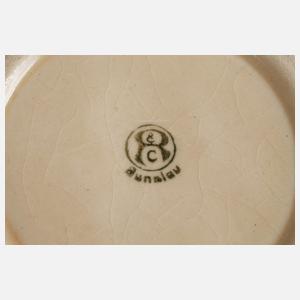 Sechs Bunzlauer Bierkrüge