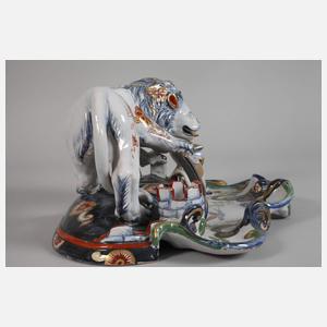 Schreibzeug Émile Gallé attr.