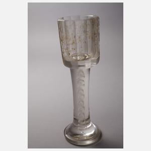 Drei Schliffgläser Judaica und Freimaurersymbolik