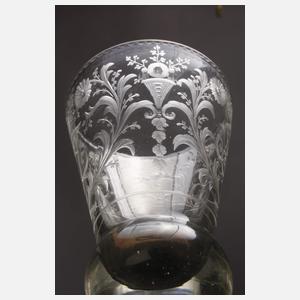 Barockes Pokalglas aus Adelsbesitz