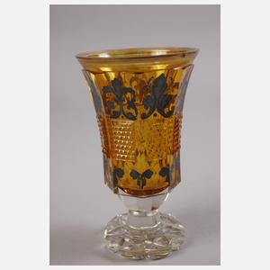 Zwei Fußbecher Biedermeier