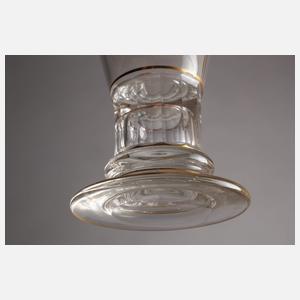 Lobmeyr Wien sechs Pokalgläser aus Adelsbesitz