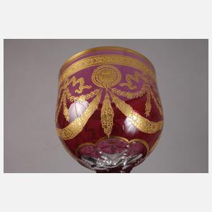 Fünf Weinrömer Congress Cristalleries Saint-Louis