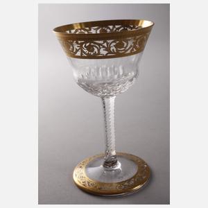 Saint Louis fünf Sherrygläser