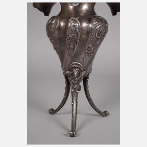 Französische Silbervase