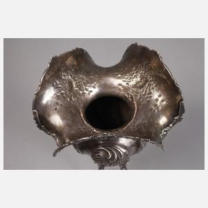 Französische Silbervase