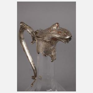 Zwei Karaffen mit Montierung