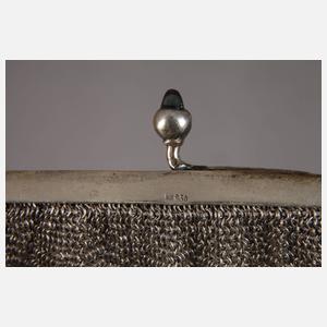 Silber Abendtasche
