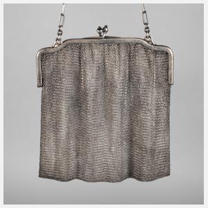 Silber Abendtasche