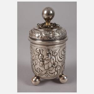 Silber Kugelfußbecher im Barockstil