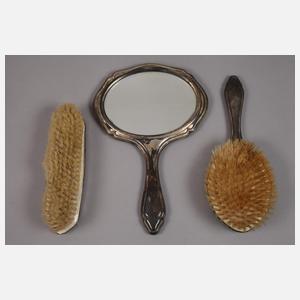 Silber Toilettengarnitur