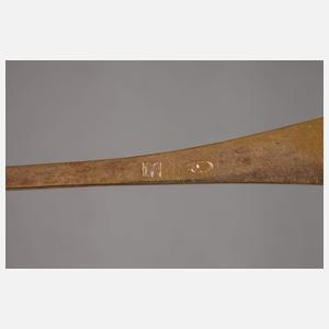 Vermeil sechs Kaffeelöffel Augsburg
