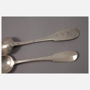 Silber zwölf Kaffeelöffel Frankreich