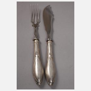 Silber Fischbesteck mit Vorlegern