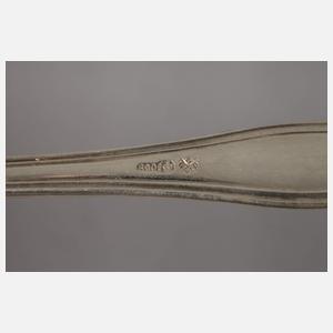 Silber sechs Gabeln aus Adelsbesitz