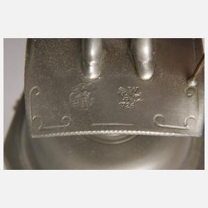 Paar Bergmannsleuchter Zinn