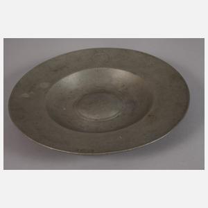 Zinnteller Kardinalshut