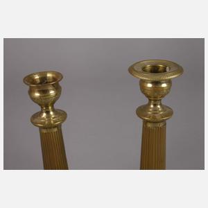 Paar Messingleuchter