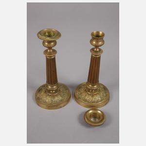 Vier Messingleuchter