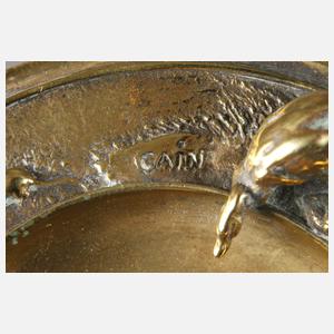 Auguste Nicolas Cain, kleiner Tafelaufsatz Bronze