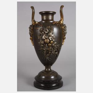 Paar Bronzevasen Frankreich