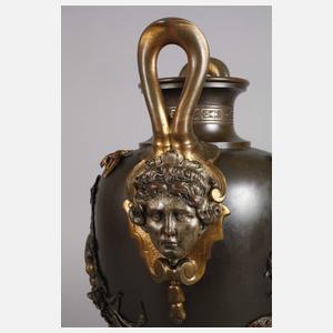 Paar Bronzevasen Frankreich