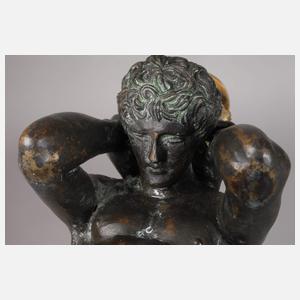 Paar figürliche Leuchter als Männerakte