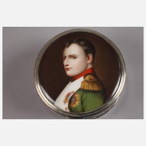 WMF Deckeldose mit Porzellanbildplatte