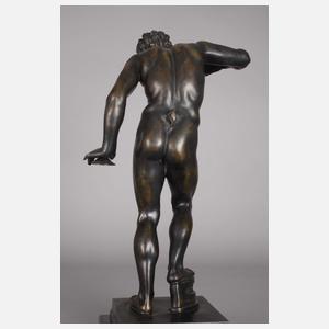 Antikenrezeption musizierender Faun mit Zimbeln