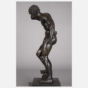 Antikenrezeption musizierender Faun mit Zimbeln