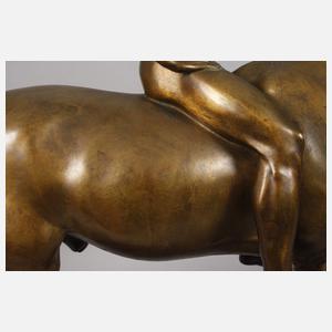 August Waterbeck, Große Reiterplastik