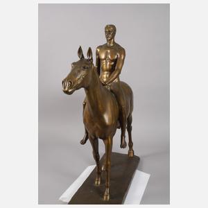 August Waterbeck, Große Reiterplastik
