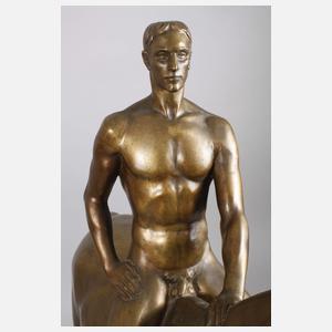 August Waterbeck, Große Reiterplastik