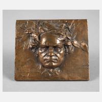 Franz Stiasny, kleines Bronzerelief Beethoven111