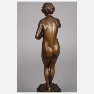 C. A. Söding, weiblicher Akt mit Seifenblasen